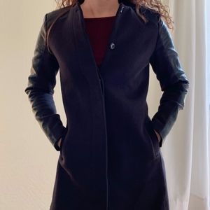 Black overcoat (jacket)
